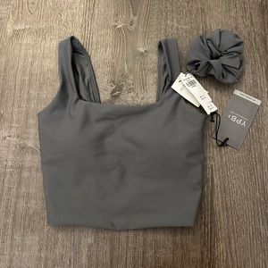 Abercrombie YPB sculptLUX Curve Love Squareneck Slim Tank